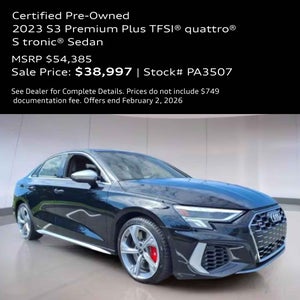 S3 Premium Plus TFSI® quattro® S tronic® Sedan